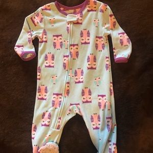 Baby Girls’ Fleece Owl Pajamas